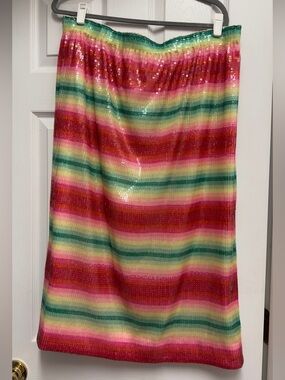 J.Crew Collection Sequin Striped Midi Skirt

Size XXL (fits more like XL)